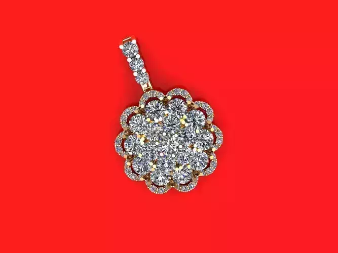 Diamond Pendant P15