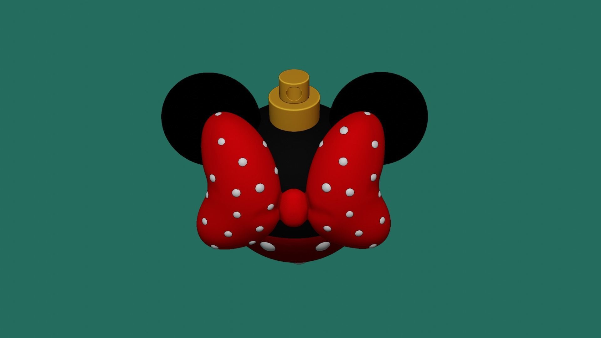 MICKEY AND MINNIE CHRISTMAS BALL 3D print model_11