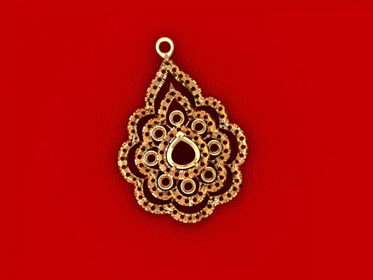 Fashion Pendant P14 3D print model
