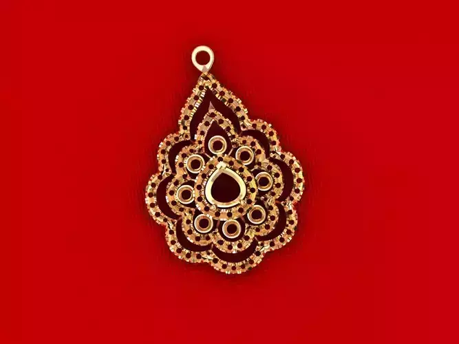 Fashion Pendant P14 3D print model