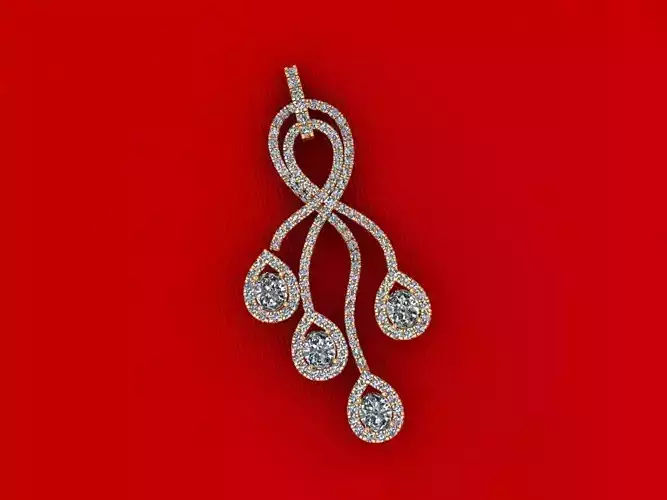 Fashion Diamond Pendant P18