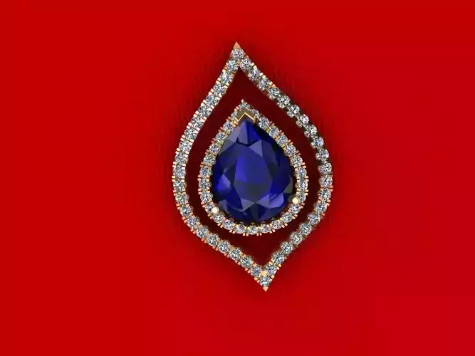 Gemstone Fashion Pendant P12