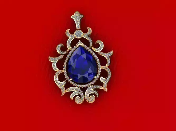 Gemstone Fashion Pendant P12