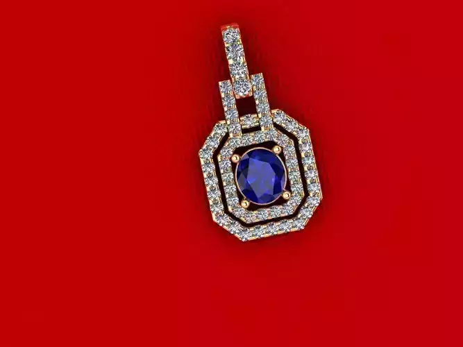 Gemstone Women Pendant P9