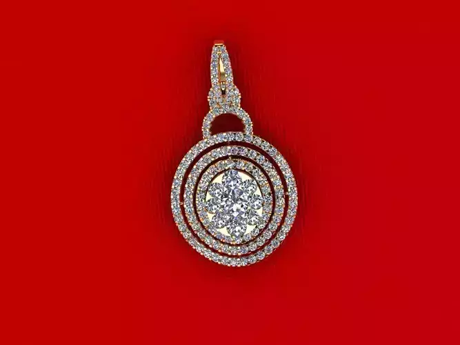 fashion Diamond Pendant P11