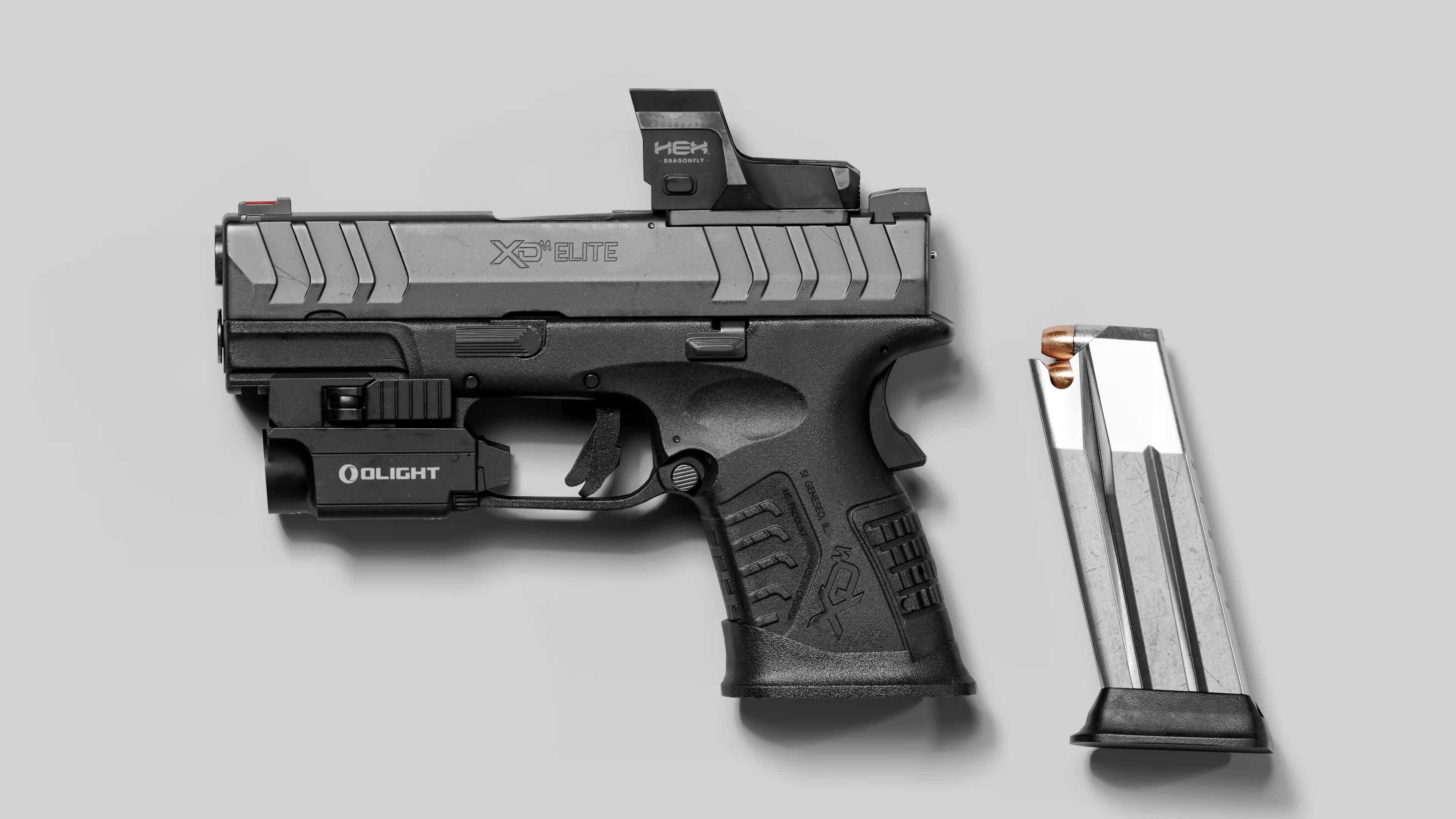 XDM Elite compact-Low-poly 3D model Low-poly 3D model_0