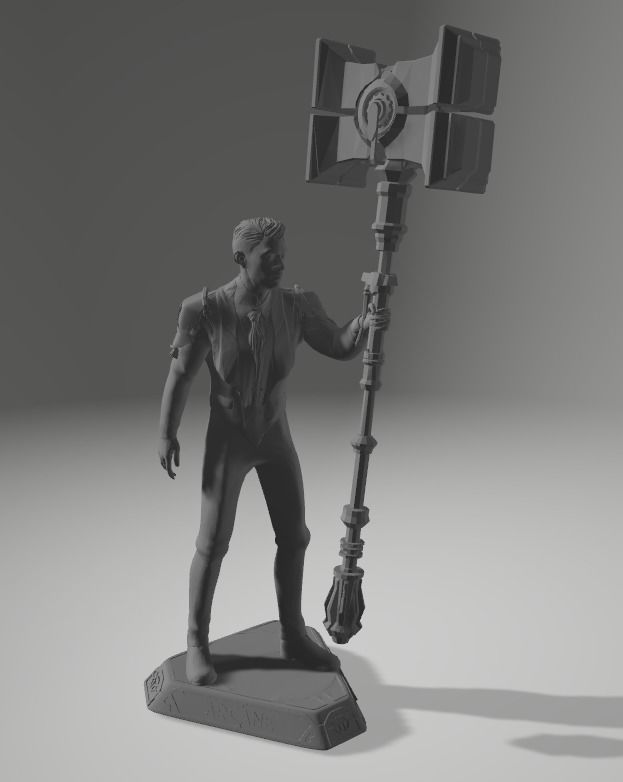 Arcane Character Models as Chess Set 3D print model_27