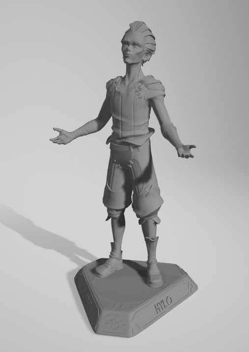 Arcane Character Models as Chess Set 3D print model_16