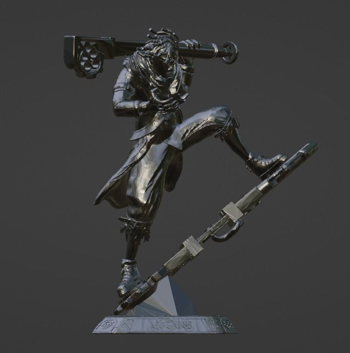 Arcane Character Models as Chess Set 3D print model_49