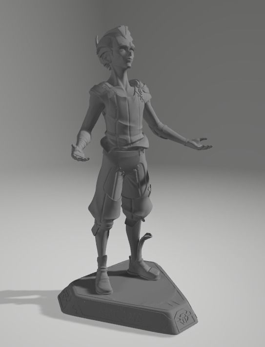 Arcane Character Models as Chess Set 3D print model_28