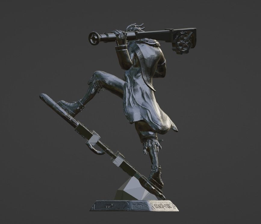 Arcane Character Models as Chess Set 3D print model_50