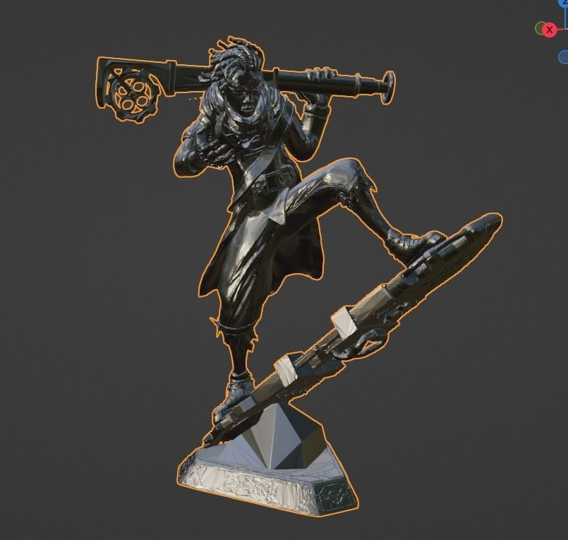 Arcane Character Models as Chess Set 3D print model_48