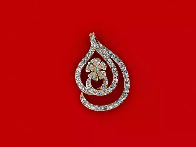 Creative Fashion Diamond Pendant P2