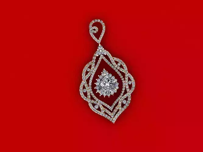 Creative Fashion Diamond Pendant P4