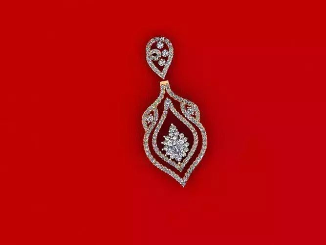 Fashion Women Diamond Pendant P2