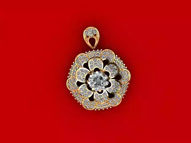 Women Fashion Diamond Pendant