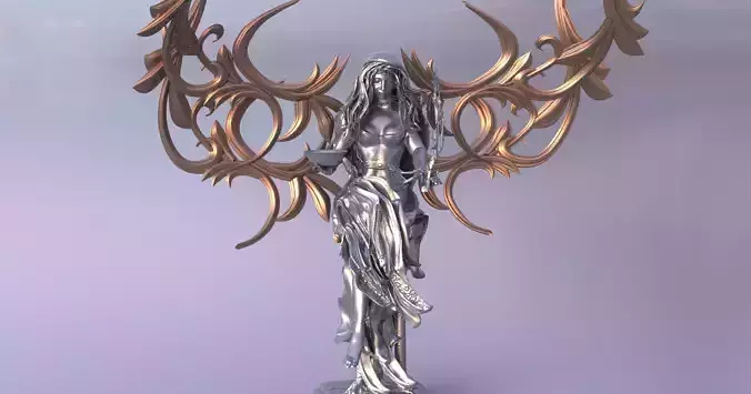 Oracle of Delphi Weaved prophecy version 3D model