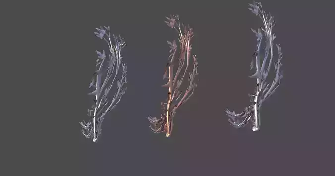 Oracle of Delphi incense branch 3D model