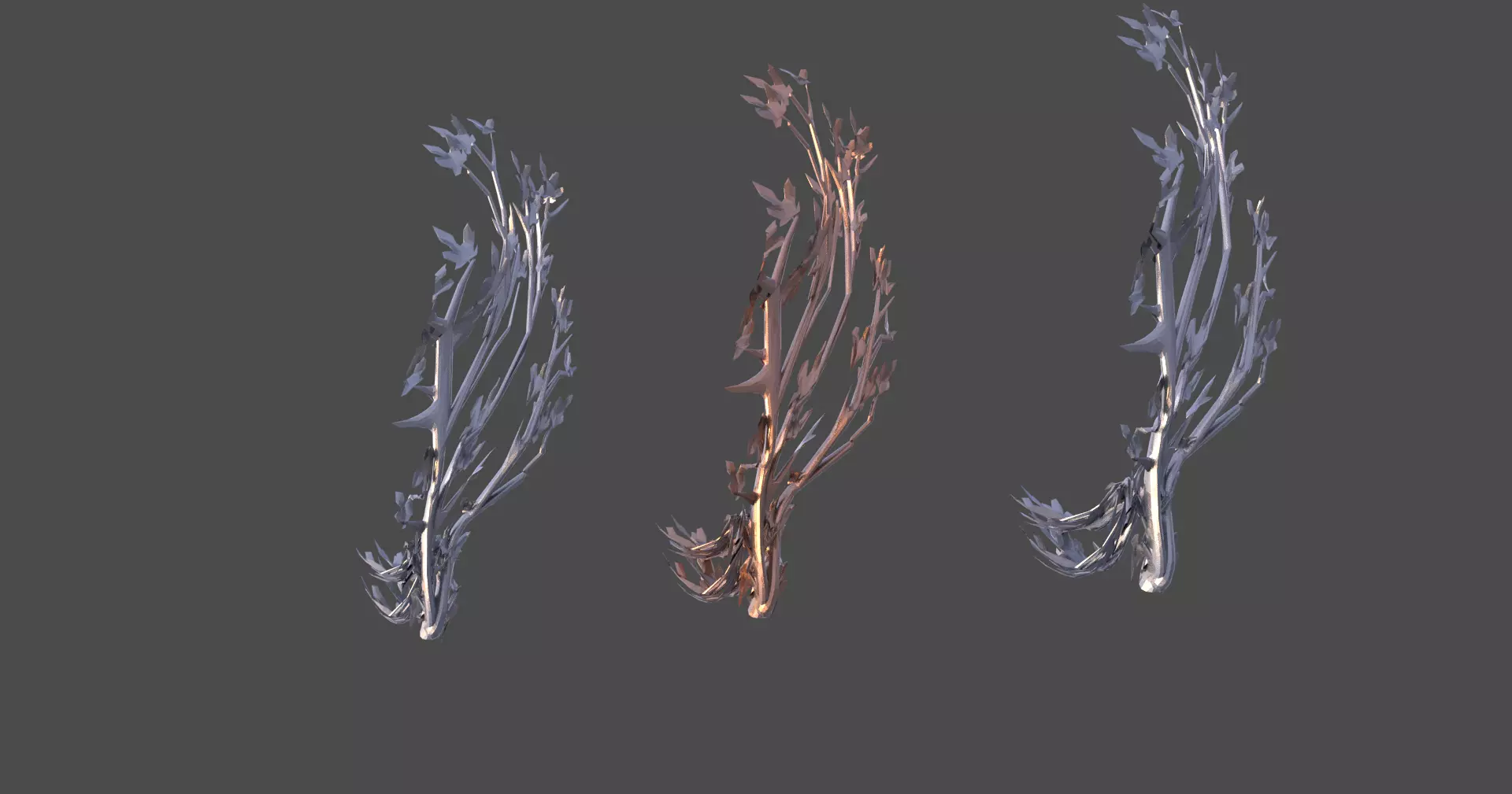 Oracle of Delphi incense branch 3D model_0