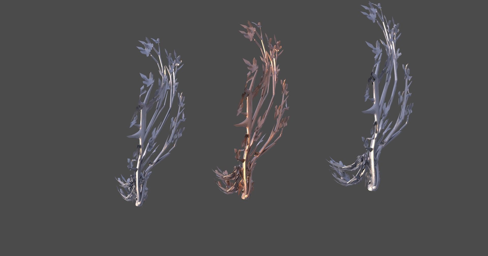 Oracle of Delphi incense branch 3D model_1