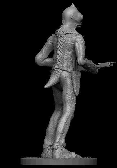 Sleestak land of the lost 3D model_3