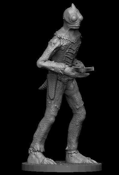 Sleestak land of the lost 3D model_1