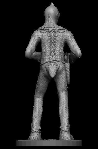 Sleestak land of the lost 3D model_4