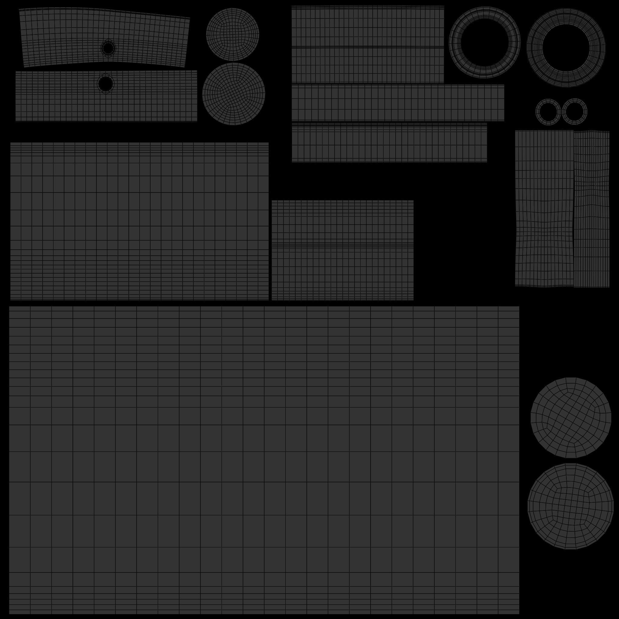 Black Pump Bottle 02 3D model_14