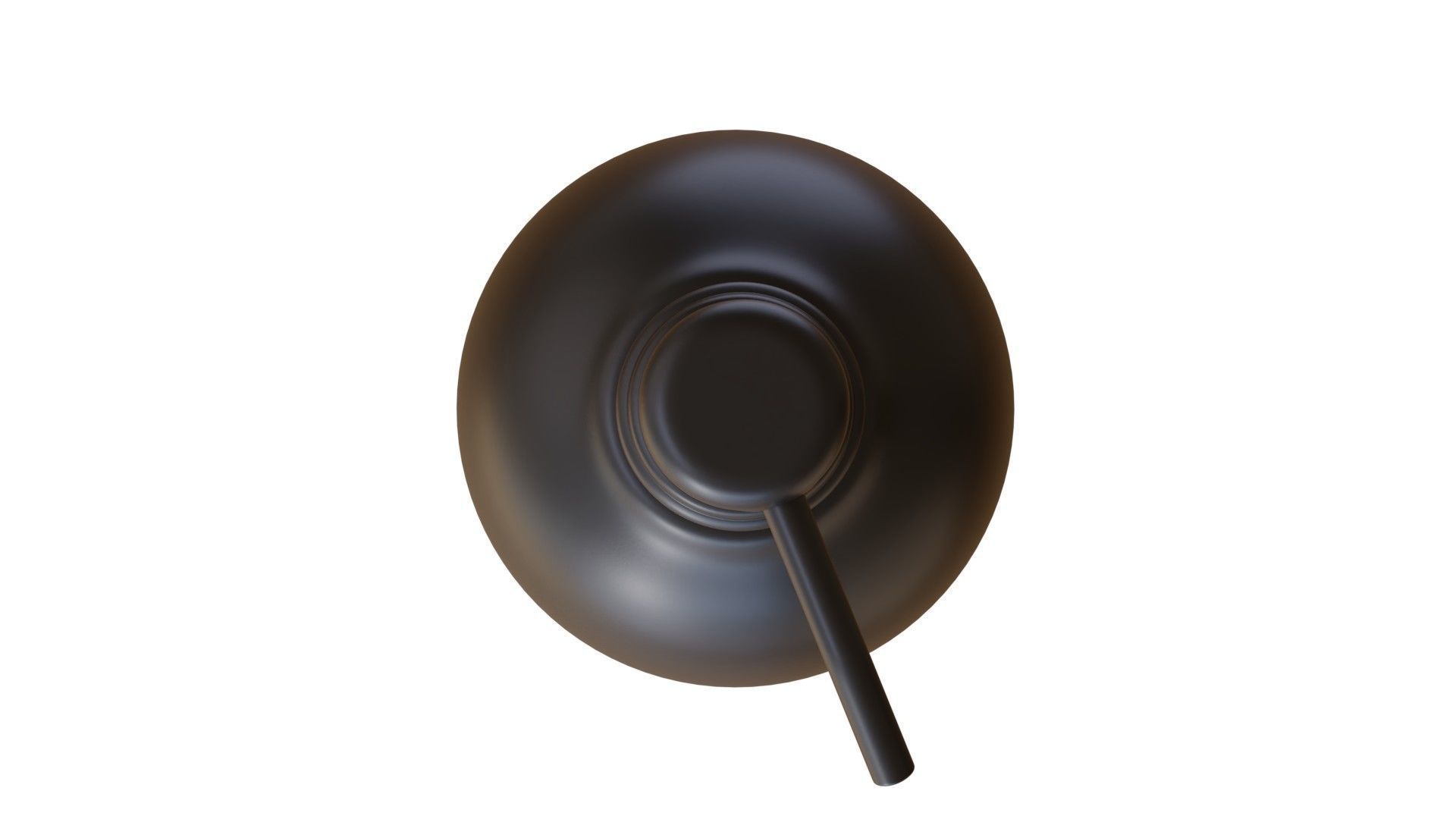 Black Pump Bottle 02 3D model_4