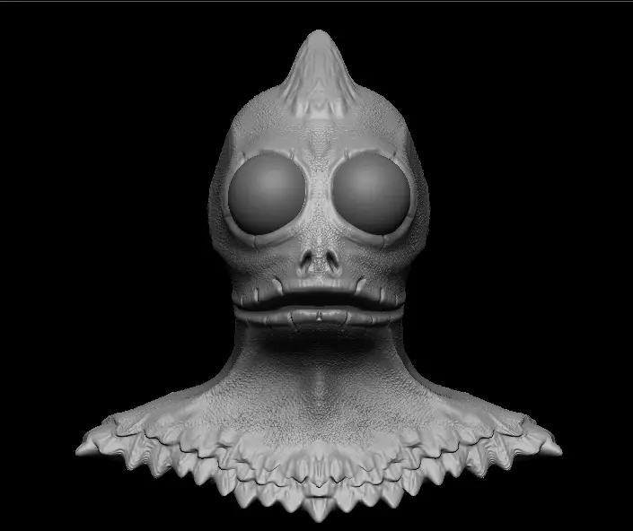 sleestack head land of the lost 3D model