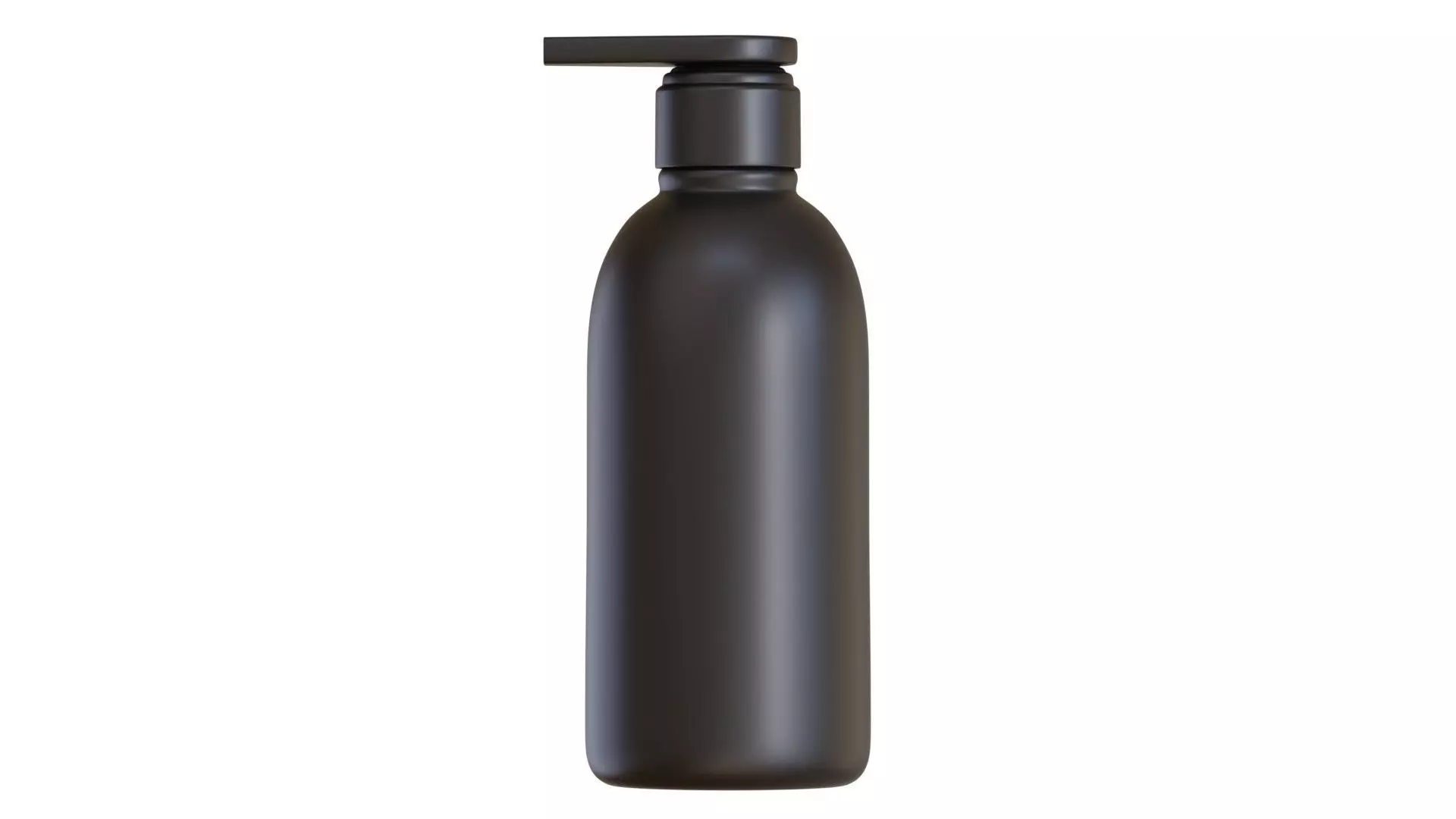 Black Pump Bottle 03 3D model_0