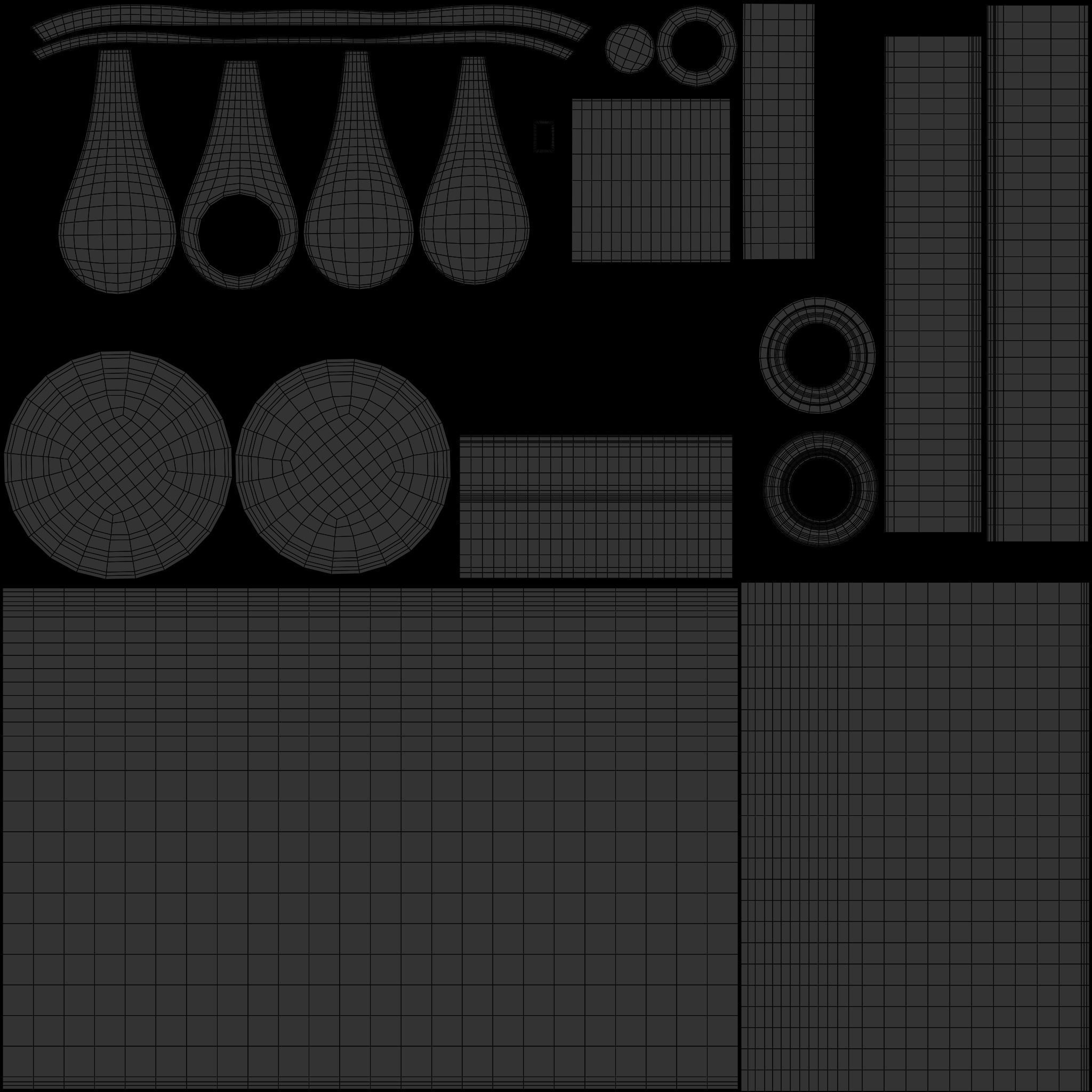 Black Pump Bottle 04 3D model_12