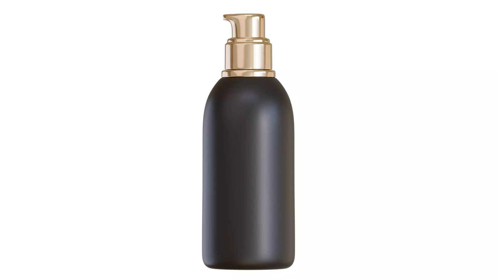 Black Pump Bottle 05 3D model_0