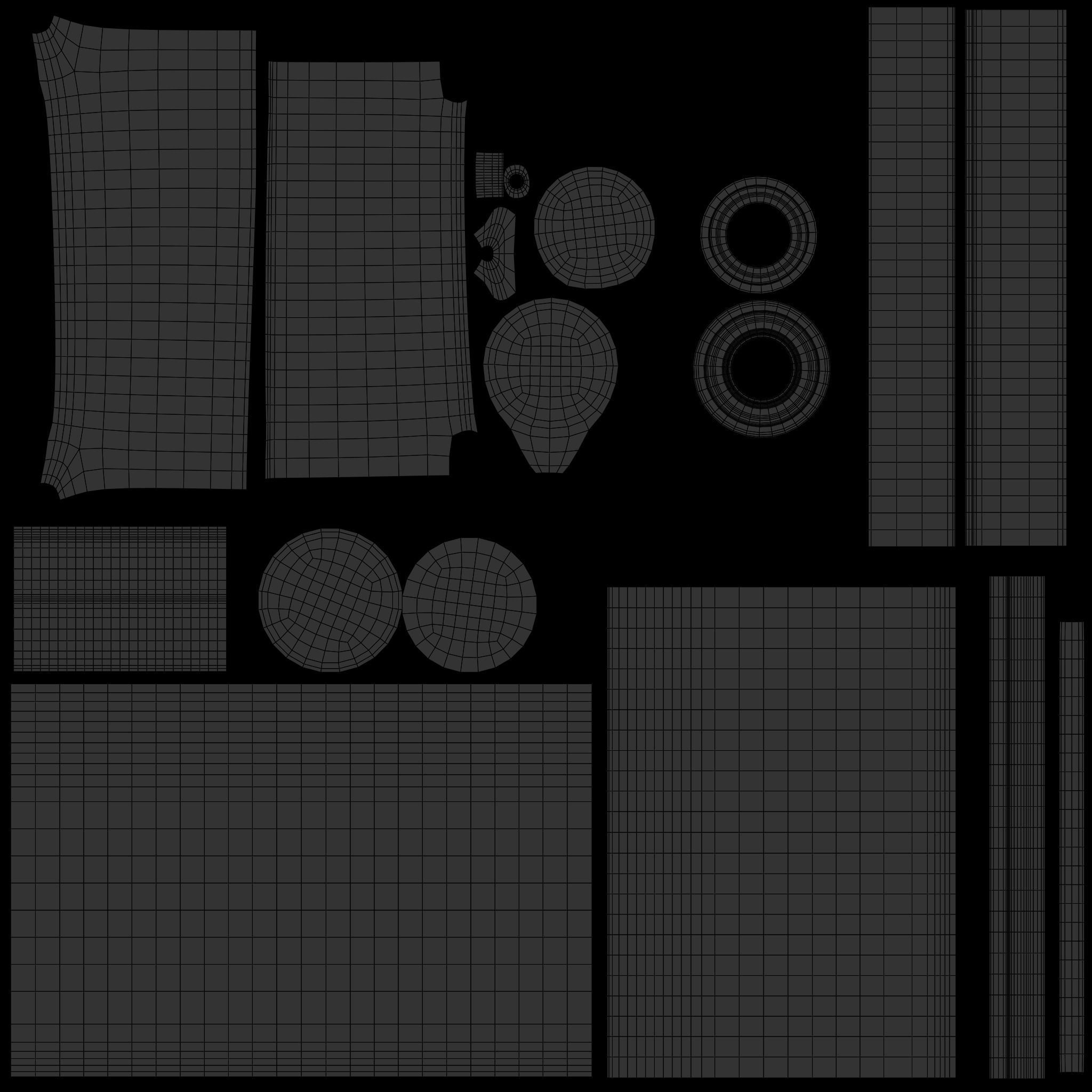 Black Pump Bottle 05 3D model_14