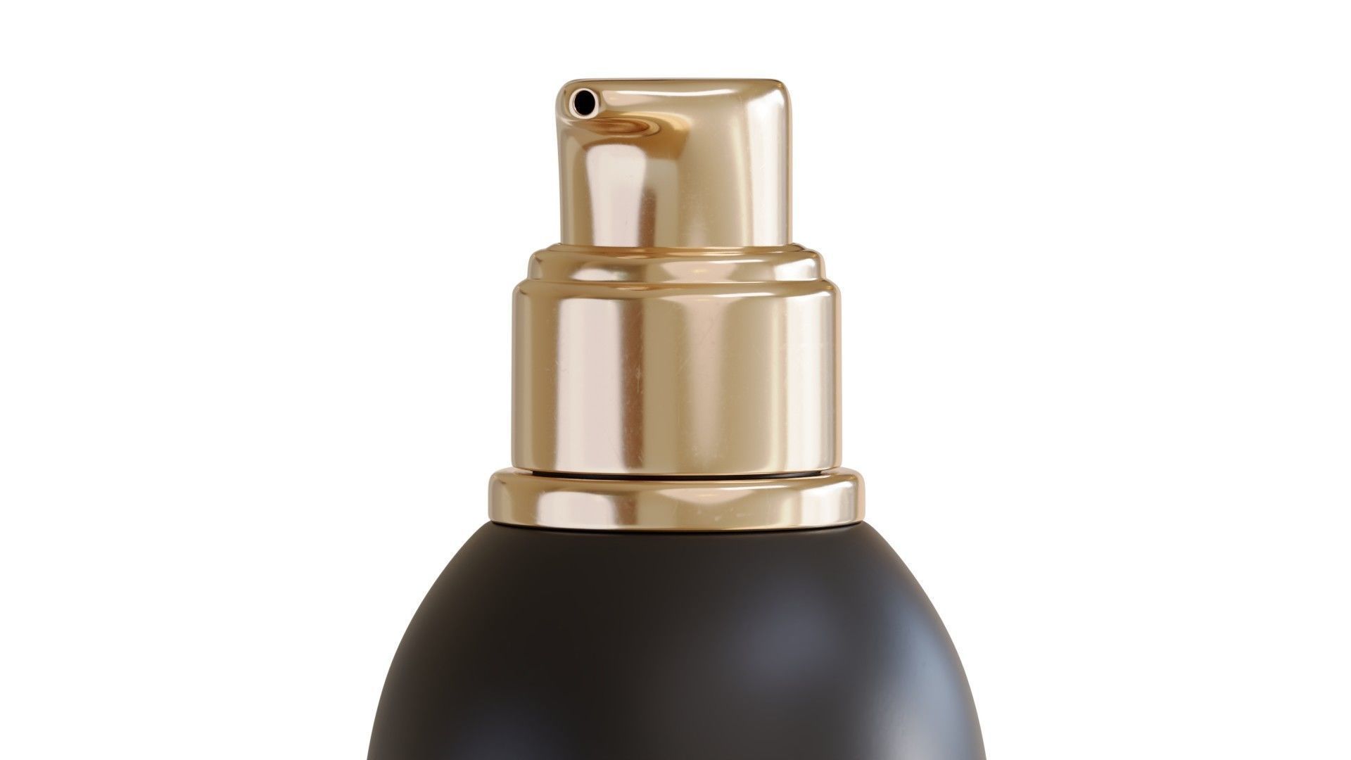 Black Pump Bottle 05 3D model_5