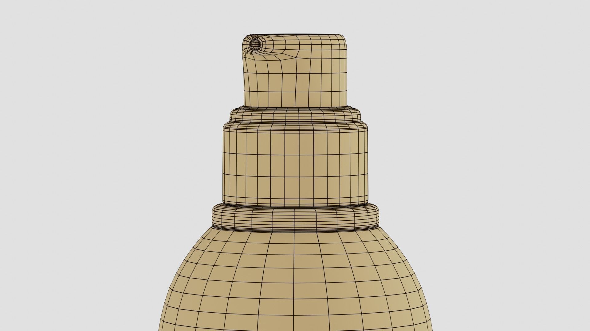 Black Pump Bottle 05 3D model_10