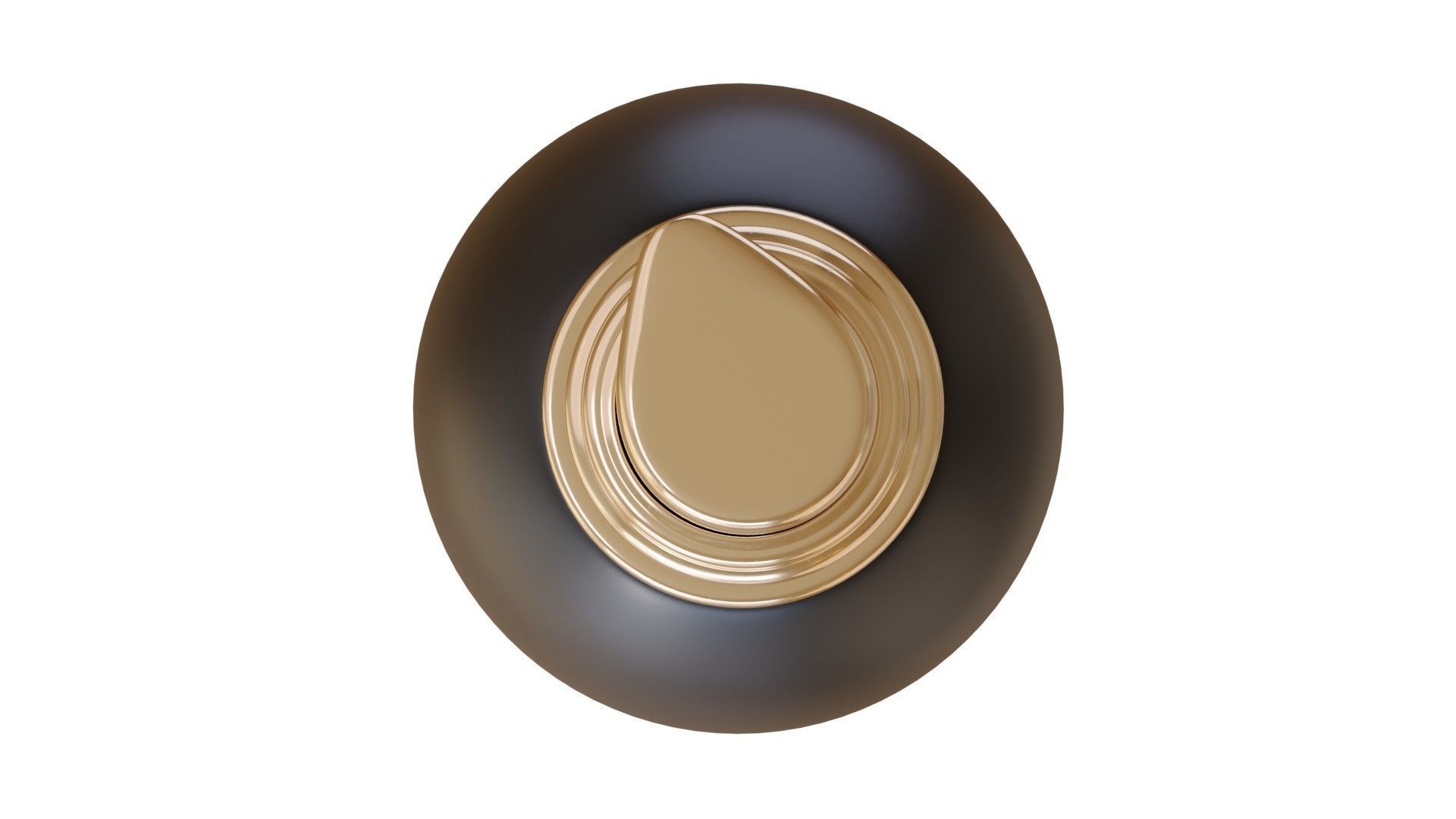 Black Pump Bottle 05 3D model_4