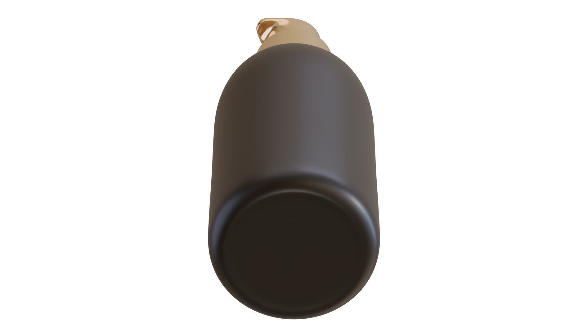 Black Pump Bottle 05 3D model_6