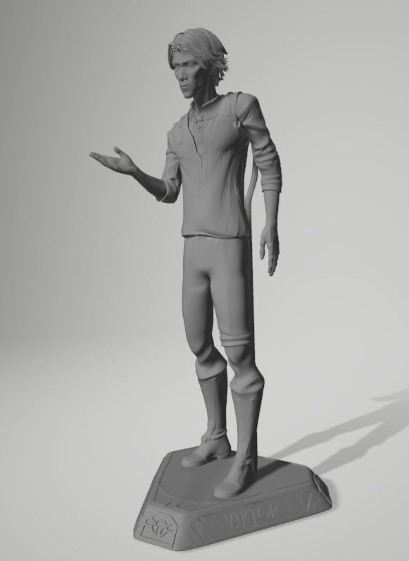 Viktor Arcane print ready model 3D print model_1