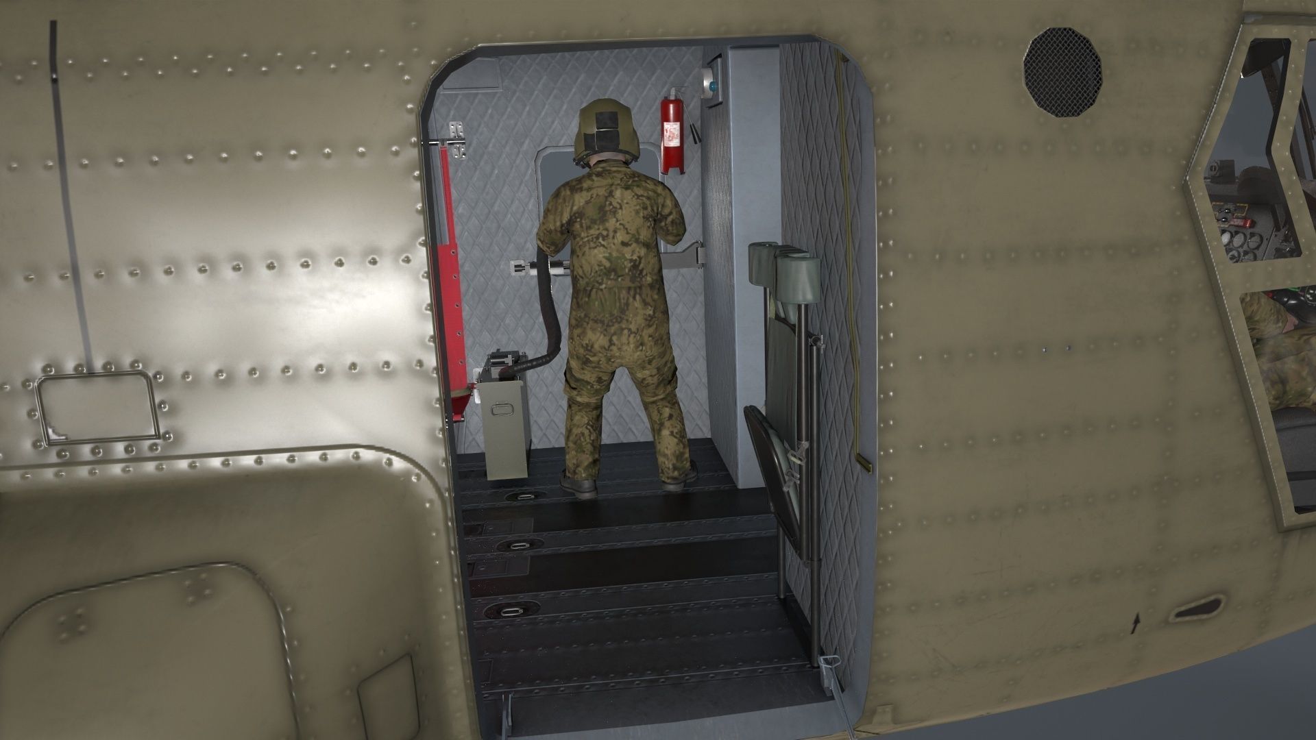  CH-47F Chinook Australian Army Complex Animation Low-poly 3D model_18