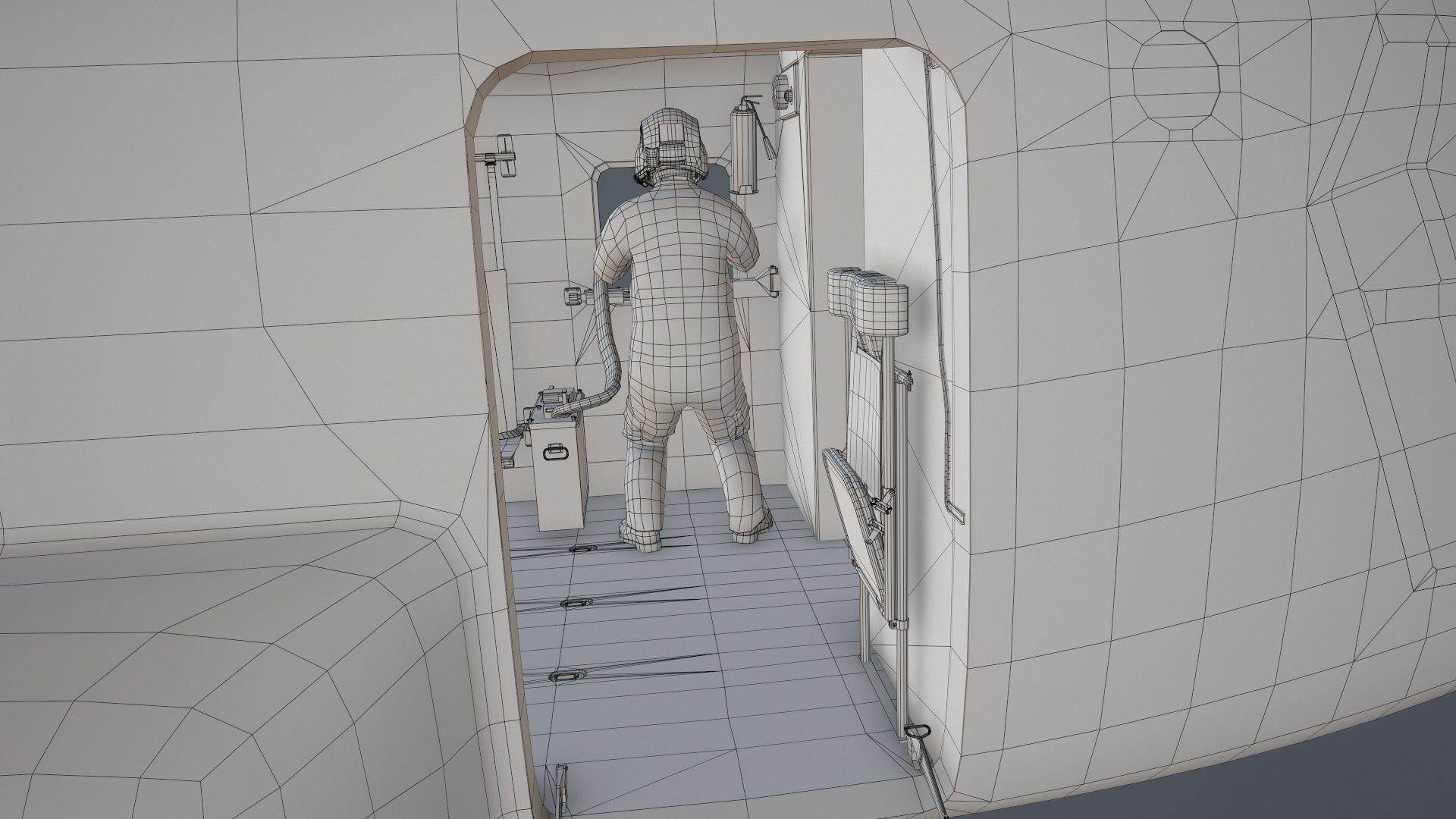  CH-47F Chinook Australian Army Complex Animation Low-poly 3D model_35