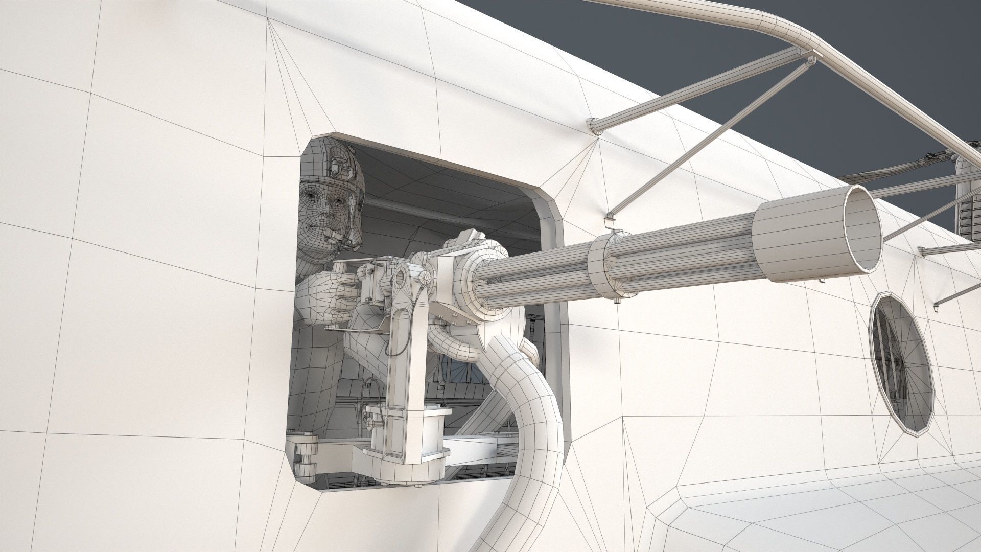  CH-47F Chinook Australian Army Complex Animation Low-poly 3D model_32