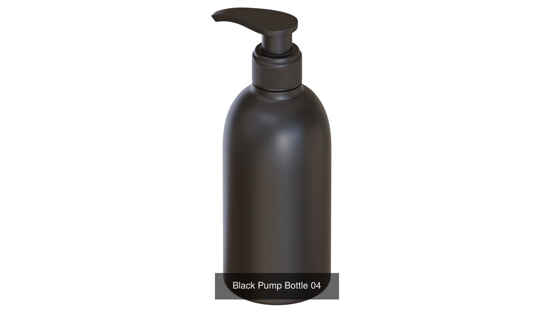 Black Pump Bottles 3D Model Collection_4