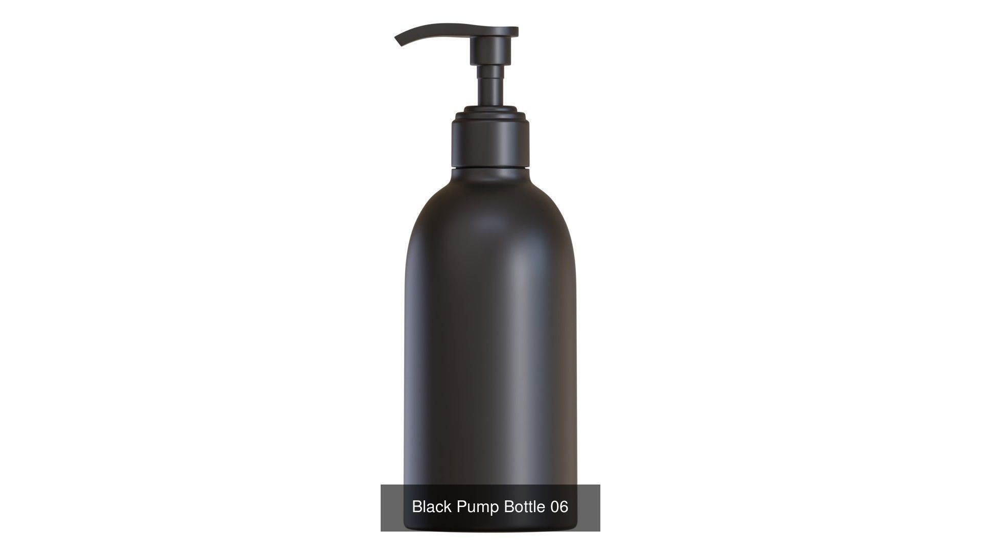 Black Pump Bottles 3D Model Collection_6