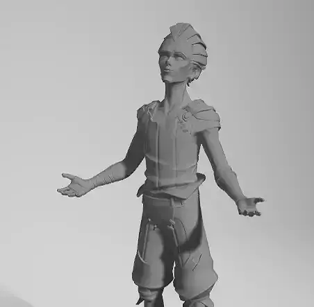 Mylo Arcane Print Ready Statue 3D print model