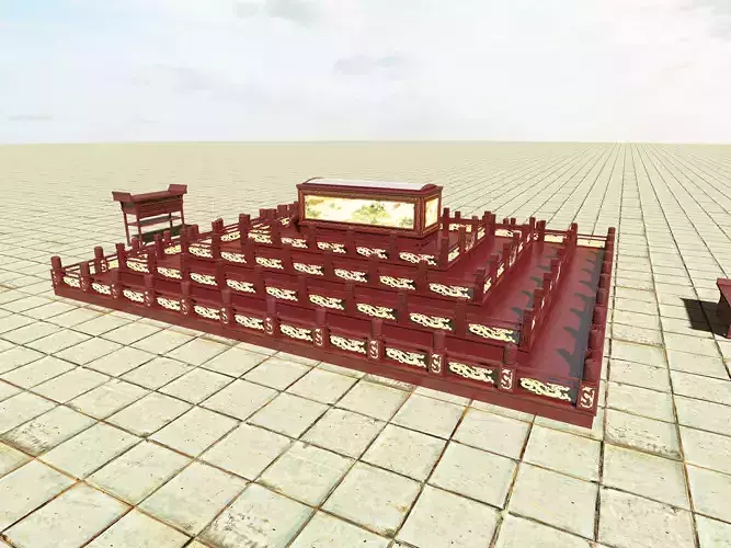 inner and outer coffins China tomb