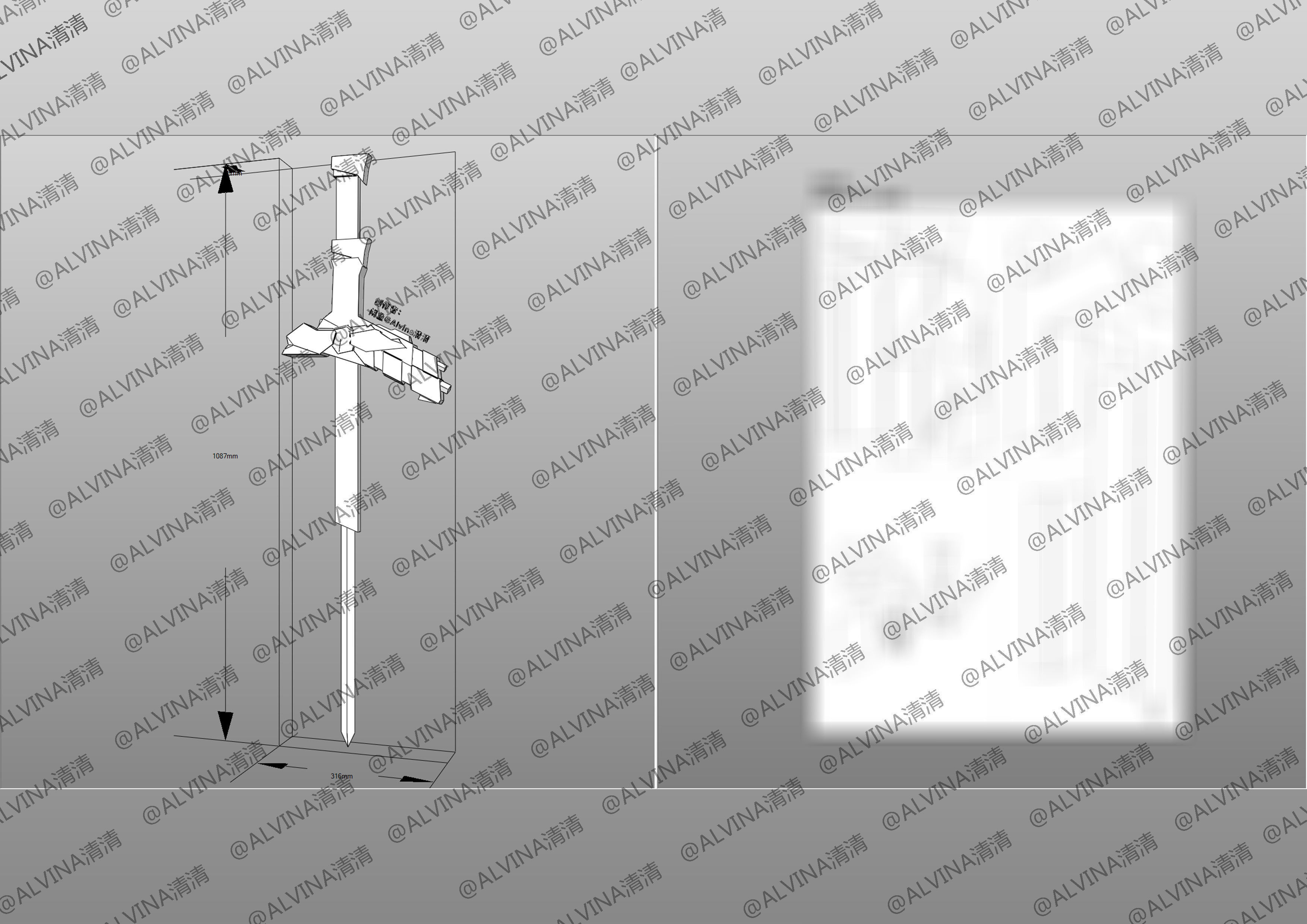 Kamen Rider Ixa Save and Burst Mode Armor - DIY Cosplay Pepakura Low-poly 3D model_34