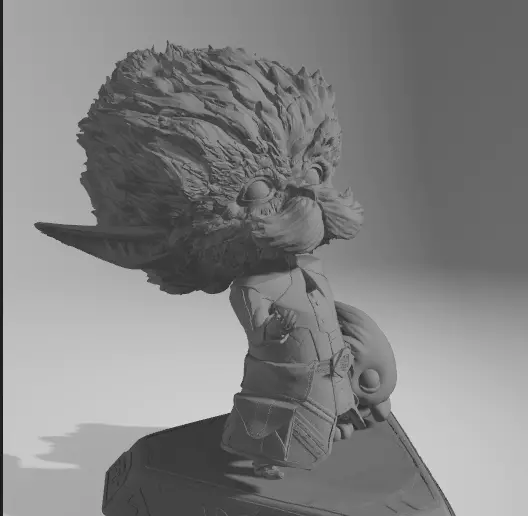 Heimerdinger League of Legends and Poro from Arcane model 3D print model_0