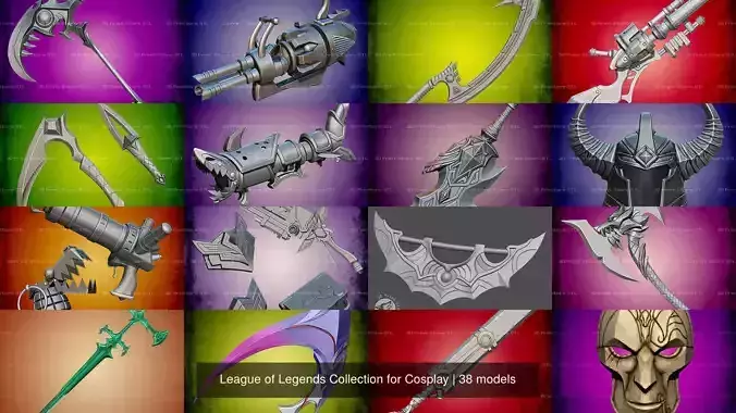 League of Legends Collection for Cosplay 