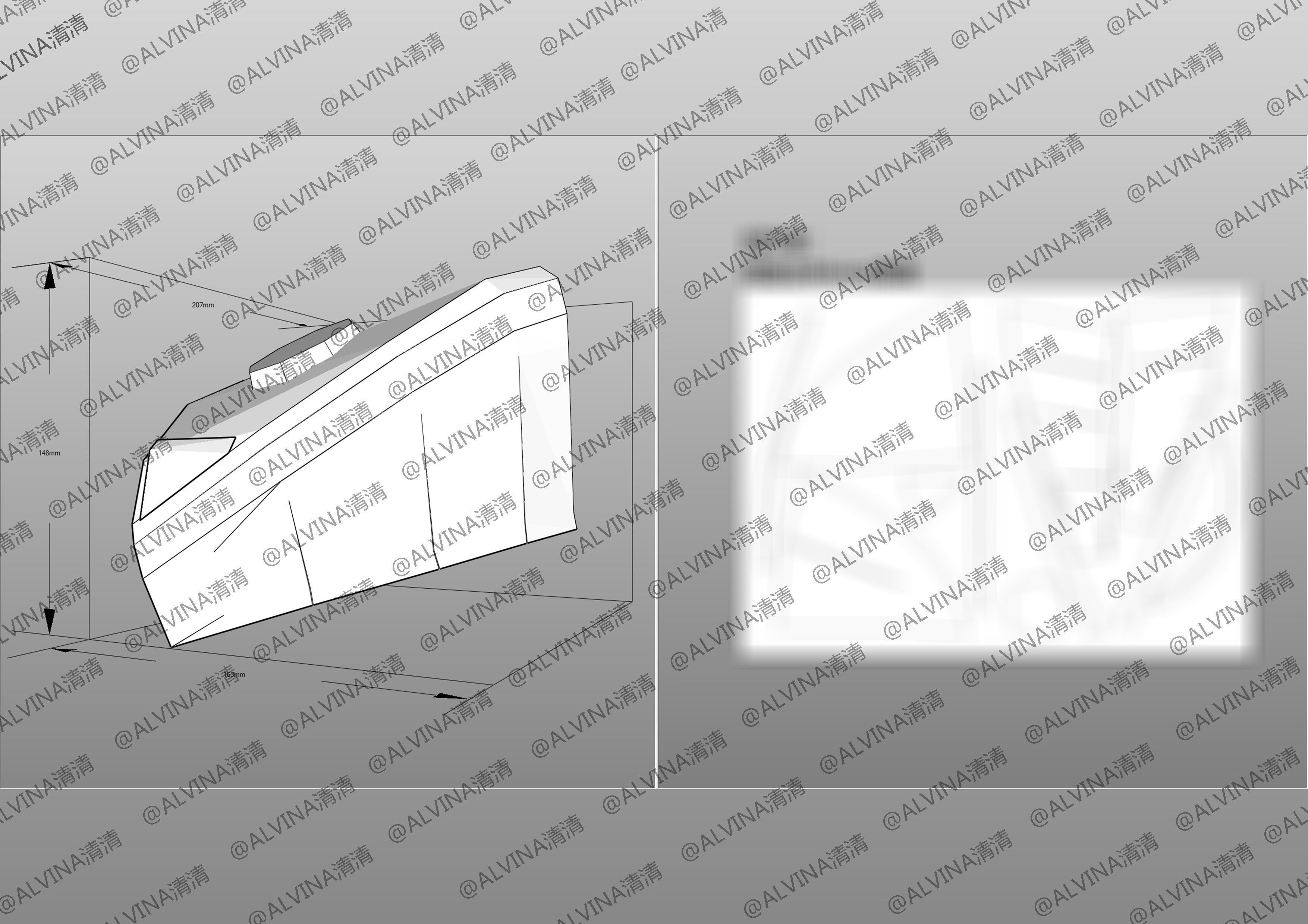 Kamen Rider Ixa Burst Mode Armor - DIY Cosplay Pepakura Foam Low-poly 3D model_19